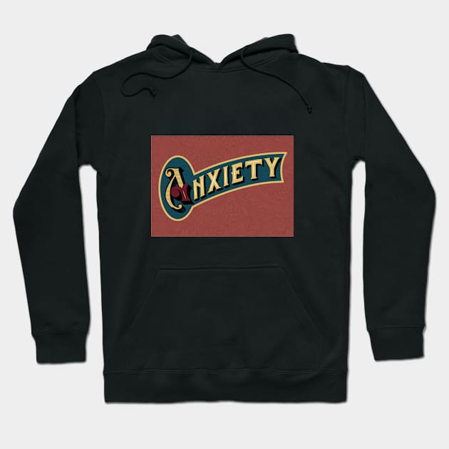 ANXIETY Hoodie by Tintakarya